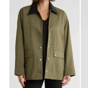 Rag & Bone Cassandra Chore Coat Women’s Large Light Olive Green Barn Jacket